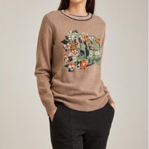 이랜드 [올리비아로렌]캐시미어 혼방 플라워 니트 VOCBLWWA111_뉴코아인천아울렛