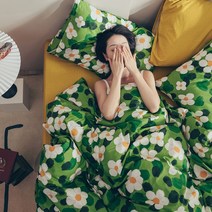 꽃무늬이불 침구 플라워 플로랄 잔꽃 기숙사 양면