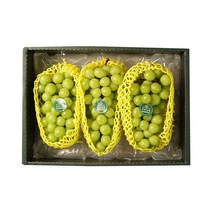 [세원팜스]프리미엄 샤인머스켓 고당도 선물세트 명절선물세트 선물포장, 1box, 1.5kg 2-3수