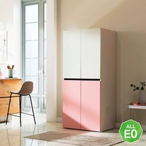 CJ단독최저가 장인가구 플레이트 광폭 800 주방수납장, 블루