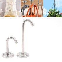 공주침대 캐노피 커튼 설치 천장 고정 후크 모기장 스텐 고리 모빌 꽃가게 플랜트인테리어, 대