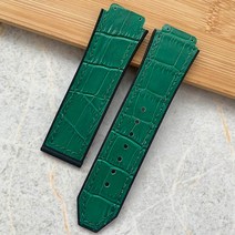위블로시계줄 휴블럿시계줄 호환 여자 남자 19mm x 25mm 정품 가죽 고무 스트랩 스크류 H 드라이버 Hublot