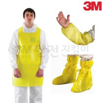3M 내화학 덧신 토시 앞치마 MC3000 부분보호복 방진복 실험복, 1개