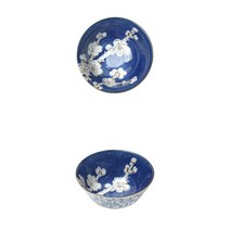 달밤 벚꽃그릇 예쁜대접 일본국그릇 2개 30대여성 주방소품 탕기 테이블웨어 생활용품 도자기