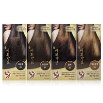 코리아나 비취가인 윤기모 크림염색 (1제 60g 2제 60g), 흑갈색, 1개