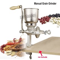 곡물분쇄기 믹서분쇄기 제분기 옥수수 너트 간장 땅콩 쌀 수동 그레인 기계 핸드 크랭크 그레인 그라인더 레스토랑 시리얼 그라인더, 없음