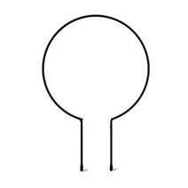화분지지대 식물 지지대 집게 화초 나무 고추 호박 metal iron round heart shaped garden plant support 지분 스탠드 for diy 등산 꽃, b