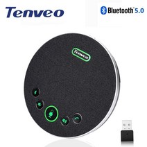 핀마이크 콘덴서마이크 강의용마이크 블루투스 무선 m3b 회의 스피커폰 bluetooth5.0 with 동글 회의 스피커 5m 음성 픽업 범위 10명