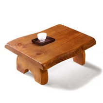 마루엔개비 [마루엔개비] 통원목 정다운 좌식테이블 70사이즈 좌탁, 통원목 정다운 좌식테이블_70사이즈