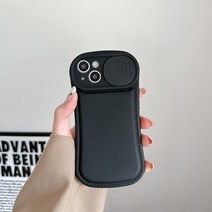 에어시소 에어바운스 바운스 스포츠용품 휴대폰 케이스 에어 쿠션 슬라이드 카메라 보호 실리콘 소프트 매트 아이폰 호환용 호환 14 프로 맥스 13 12 11 용 귀여운 충격 방지 범, [06] For iPhone 13Pro Max, [03] Black