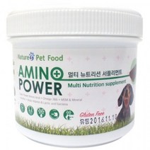 애견 아미노파워200g 종합제 멀티비타민 유산균 눈제 배변유도제 피부 연고 애견 동물제, 단품