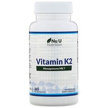 Nu U Nutrition 비타민K2 베지 정제 365정