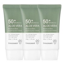 과일나라 알로에 선크림 50ml 3개 SPF50+PA++++, 알로에 선크림 50ml 3개 /SPF50