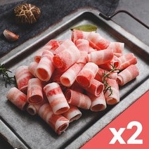 [자연맛남] HACCP인증 국내산 한돈 대패 삼겹살 1kgx2팩 (총2kg), 2팩
