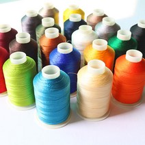 원단쟁이 레자실(가죽실) 20종 E2, 500m, 진회색