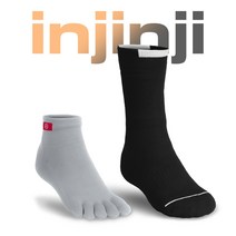 인진지 NEW 트레일러 퍼포먼스 세트 블랙 쿨맥스 아웃도어 양말 중목 등산 트레킹 백패킹 스포츠 기능성 남자 여자, small(215~250)