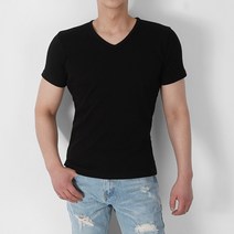 [비투디엠] 탄력좋은 남자 반팔 남성 티셔츠 면 스판