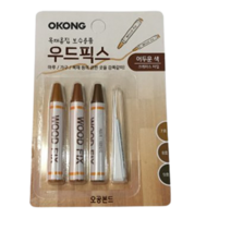 강화마루 보수제 수리 마루바닥찍힘 홈메우기 중간색, 1개