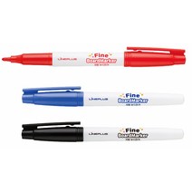 라인플러스 화인 보드 마카 2.0mm, 흑색