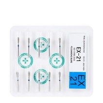 치과성분 치아미백 셀프치아미백제 치과용 다이아몬드 버 드릴 버 고속 핸드피스 핸들 직경 1.6mm 도구, 02 EX-21