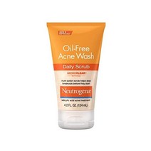 Neutrogena 뉴트로지나 오일 프리 여드름 세안 크림 클렌저 2% 살리실산 치료제 논코메도제닉 및 피부용 젠틀 데일리 페이셜 클렌저 6.7 fl. 온스