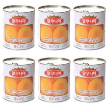 농심 알쿠니아 황도 통조림 850g 4캔