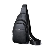 여성용 Eslcorri 크로스 바디 백-패션 슬링 지갑 숄더 백 패니 팩 가죽 인과 가슴, Black-horizontal