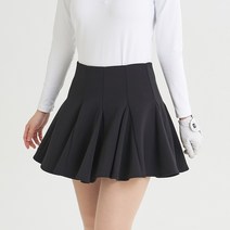 라운드에스 여성골프치마 플라워 주름 플레어 스커트 골프웨어 테니스 골프복
