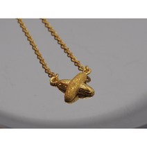 순금24K 주드리앙 엑스자 한돈 목걸이