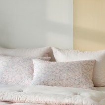이브자리 베리아(아사) 누빔베개커버 S, 블루