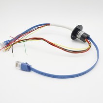 CSBE022-0502-0206-01E 외경22 캡슐형슬립링 1000BaseT 이더넷