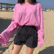 믹스비 / 비치 여리 슬라브 티셔츠 (4color)