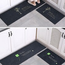생파트부엌 북유럽느낌 주방러그 욕실발수건 호텔발매트 새집꾸미기 바닥깔판 신혼집, 1개, 트리브라운