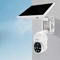 로아이엘 태양광 와이파이 현관 무선 씨씨티비 cctv 감시카메라 카메라, 4G방수파노라마돔30일반복녹화3MP4mm