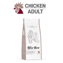 강아지사료 베스트베이스 등급 개사료 애견사료 성견 성견용 어덜트 닭고기 치킨 사료 천연 원료 효소 비타민 유산균 오렉스 반려견 건식사료 펫푸드 추천, 닭고기 어덜트 200g 10ea