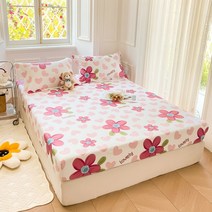 벙커침대 시트 인쇄 퀸 사이즈 매트리스 커버 코튼 탄력 밴드 Bedsheet 140x200, 07 meng ru hua xiang