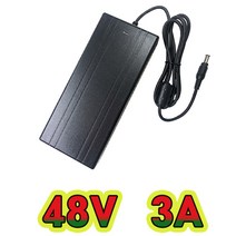 순흥전기 어댑터 48V 3A 접지형(INLET)어댑터 DC 48V 3000mA SMPS 아답터 직류전원장치 충전용 사용불가, AC코드 포함
