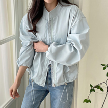 NewCare여성 심플 반차이나카라 봄자켓 데일리룩