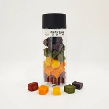 강아지우유껌 댕댕주방 강아지 알러지 수제간식 레인보우 채소 간식, 맛보기25개
