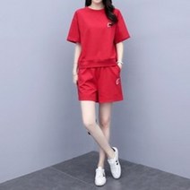SODA 여름 세트류 옷 여가 패션 루즈핏 빅사이즈