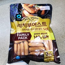 빠른출고 청정원 리치부어스트 770g, 1개, 단품