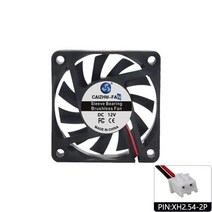 공업용열풍기 대포열풍기 히터건 힛건 드라이기 히팅기6010 브러시리스 팬 D 5V 12V 24V 60x60x10mm 컴, 12V-XH2.54-2Pin