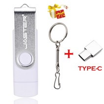3 in 1 usb 플래시 드라이브 otg 고속 펜 드라이브 64gb 32gb type-c 어댑터 선물 16gb 8gb 마이크로 USB 스틱 빨간색 외부 저장 장치, 16 기가 바이트, 하얀색, 협력사