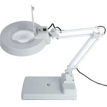 20배 30배 산업용 현미경 돋보기 수리 확대경 탁상용, 30배 + LED 밝기조절 가능