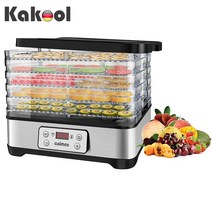 식품 건조기 야채 과일 고추 가정용 말랭기 음식 탈수기 허브 고기 탈수 스낵 층, UK+220V