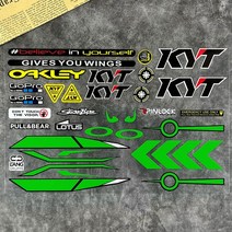 반사 헬멧 스티커 바이저 윈드실드 유리 모토 GP 렌즈 데칼 레이싱 바이크 오토바이 액세서리 SHOEI HJC KYT 용 자동차 자전거, [07] kyt 3, 07 kyt 3