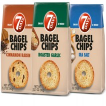 3.17 Ounce (Pack of 12) Variety (Garlic Sea Salt 7Days Bagel Chips Variety 12 Pack: 4 Roasted Ga, 1
