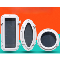 카라반 선루프 창문 캠핑카 트레일러 도어 개조 환기, 화이트 스퀘어