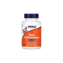NOW Foods 나우푸드 Soy Isoflavones 소이 이소플라본 콩 대두 120베지캡슐 채식 비건 1팩, 1개