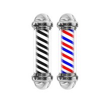 미용실 회전볼 싸인볼 라이트 이발소 LED 회전간판, 70cm전기도금빨간파란색의고급소프트라이트LED